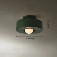 Plafonnier LED Scandinave Minimaliste | Marco Lucetti Vert