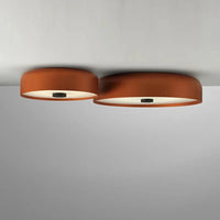Plafonnier LED Scandinave Orange/Noir/Blanc | Marco Lucetti