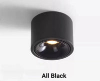 Plafonnier LED Seamless Dimming Circular. | Marco Lucetti Noir / Lumière neutre / 12W à intensité variable