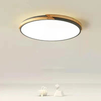 Plafonnier LED Signify ultra-mince avec intensité variable en bois | Marco Lucetti