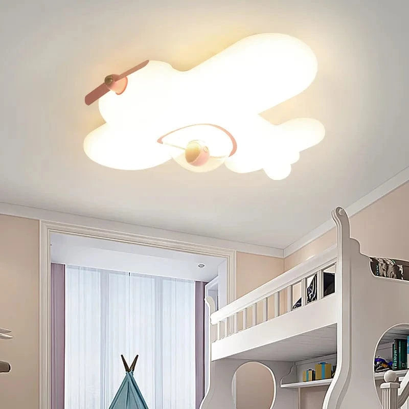 Plafonnier LED "Sky Kids" en forme d'avion pour chambre d'enfants | Marco Lucetti