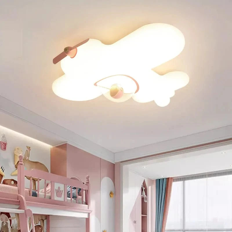 Plafonnier LED "Sky Kids" en forme d'avion pour chambre d'enfants | Marco Lucetti