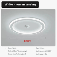 Plafonnier LED Smart avec capteur humain et éclairage d'intérieur | Marco Lucetti