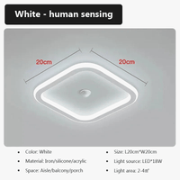 Plafonnier LED Smart avec capteur humain et éclairage d'intérieur | Marco Lucetti