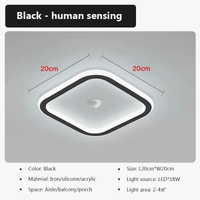 Plafonnier LED Smart avec capteur humain et éclairage d'intérieur | Marco Lucetti