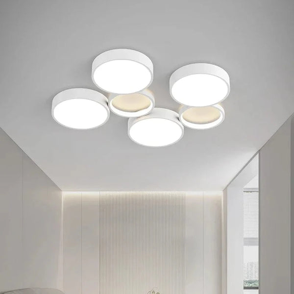 Plafonnier LED Smart Minimaliste pour Salon Chambre - Cercles Modernes | Marco Lucetti