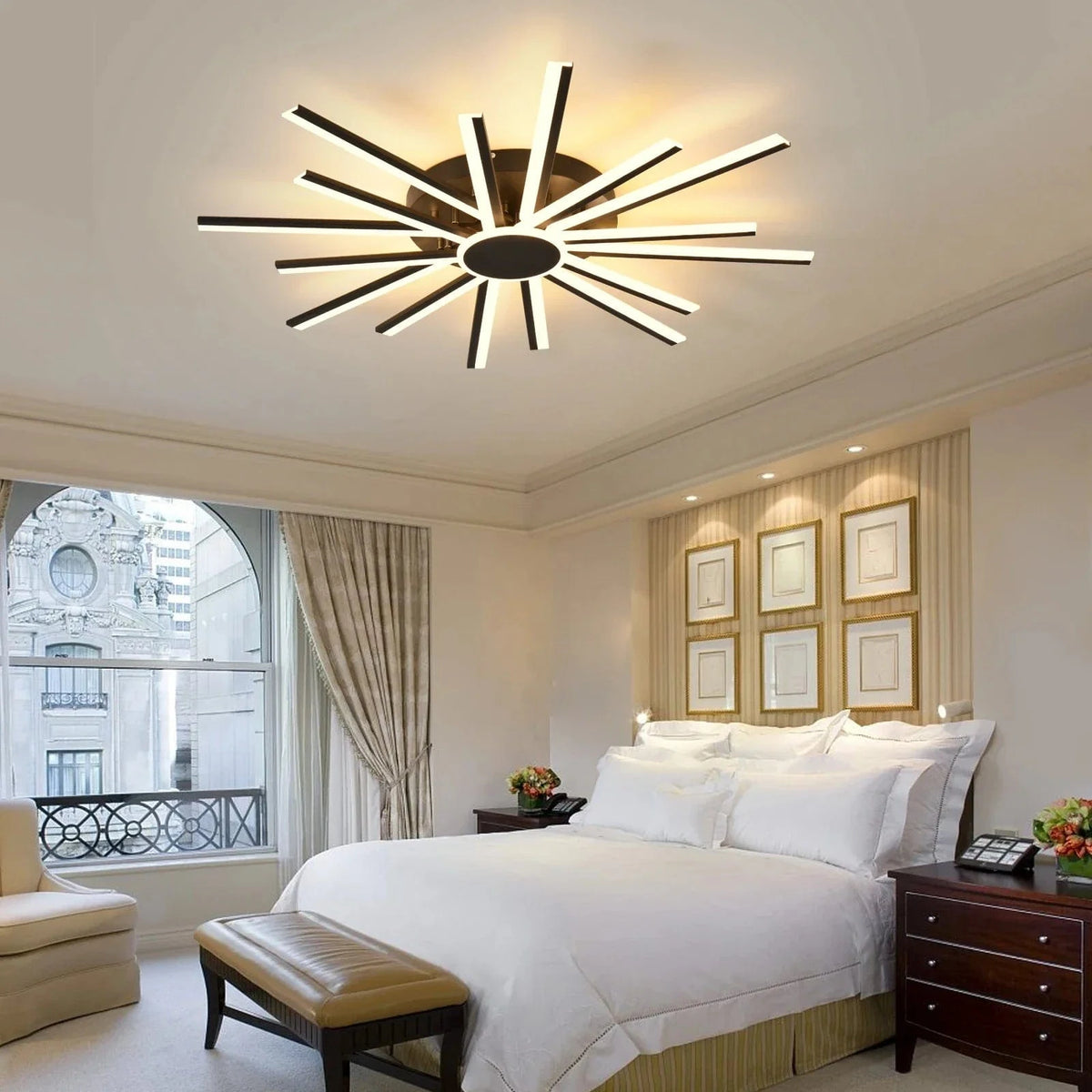 Plafonnier LED Smart Modern avec Intensité Variable et Télécommande | Marco Lucetti