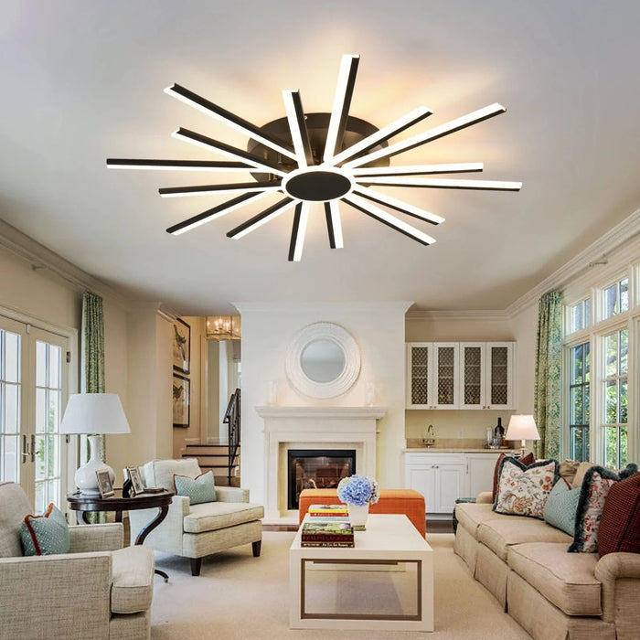 Plafonnier LED Smart Modern avec Intensité Variable et Télécommande | Marco Lucetti