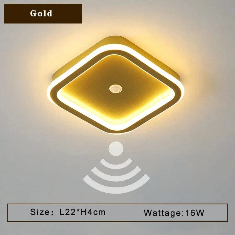 Plafonnier LED Smart Motion Sensor | Marco Lucetti C Or 16w 22cm / Blanc chaud