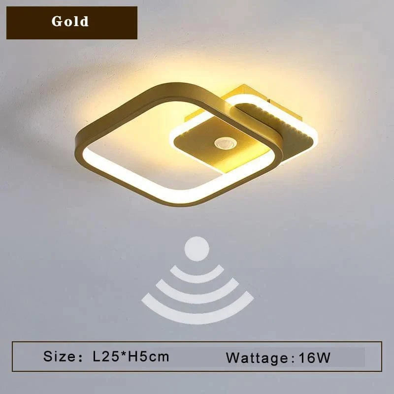 Plafonnier LED Smart Motion Sensor | Marco Lucetti D Or 16w 25cm / Blanc chaud