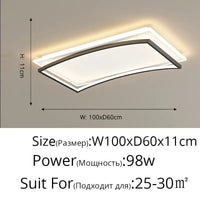 Plafonnier LED Smart Square : intensité réglable avec télécommande | Marco Lucetti