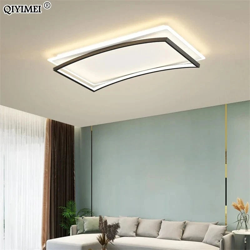 Plafonnier LED Smart Square : intensité réglable avec télécommande | Marco Lucetti