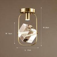 Plafonnier LED Sollya Crystal Square | Marco Lucetti