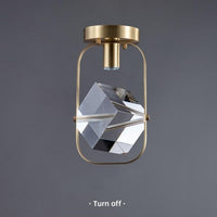 Plafonnier LED Sollya Crystal Square | Marco Lucetti