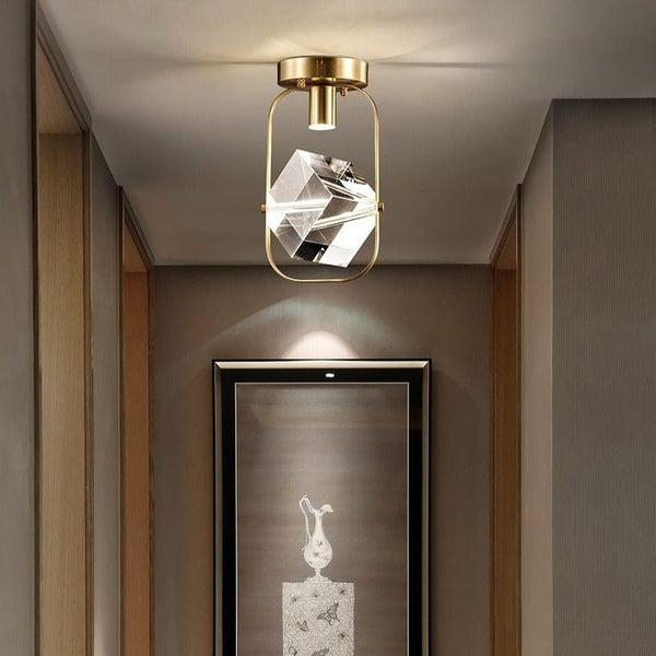 Plafonnier LED Sollya Crystal Square | Marco Lucetti