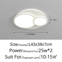 Plafonnier LED Spectre Complet - Style Moderne et Élégant - Haut de Gamme | Marco Lucetti