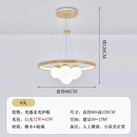 Plafonnier LED Sphère en Verre Design Moderne | Marco Lucetti 6 têtes 60cm / Blanc froid 6000K