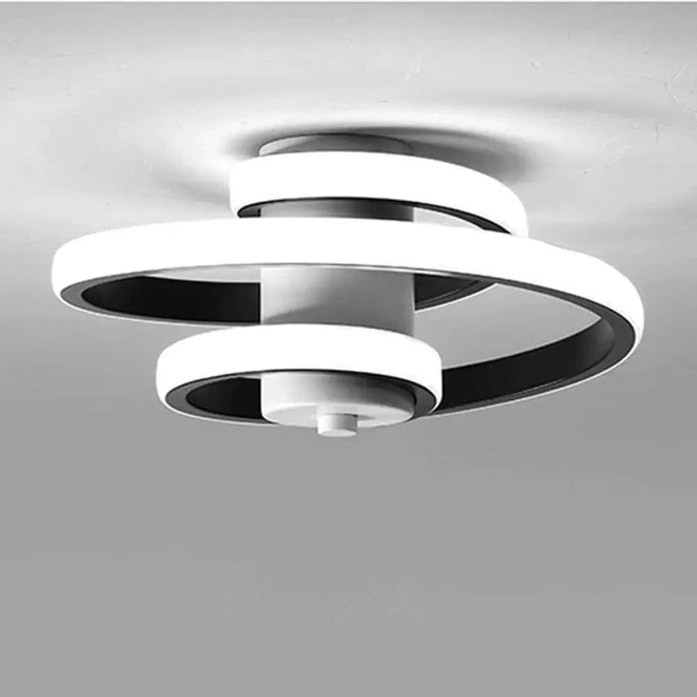 Plafonnier LED Spiralight | Marco Lucetti Noir / Blanc froid