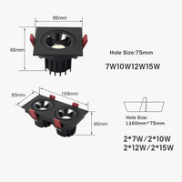 Plafonnier Led Spot Intégré avec Contrôle d'Intensité | Marco Lucetti