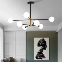 Plafonnier LED Spoutnik Noir - Style Nordique Moderne | Marco Lucetti