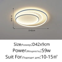 Plafonnier LED Starlight en forme de lampes étoiles circulaires | Marco Lucetti