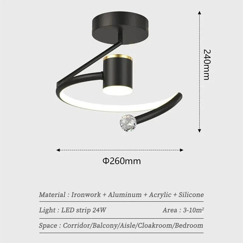 Plafonnier LED Starry Sky Minimalist Interior Lighting | Marco Lucetti