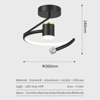 Plafonnier LED Starry Sky Minimalist Interior Lighting | Marco Lucetti