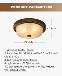 Plafonnier LED style américain pour couloir et allée - Décoration de la maison | Marco Lucetti