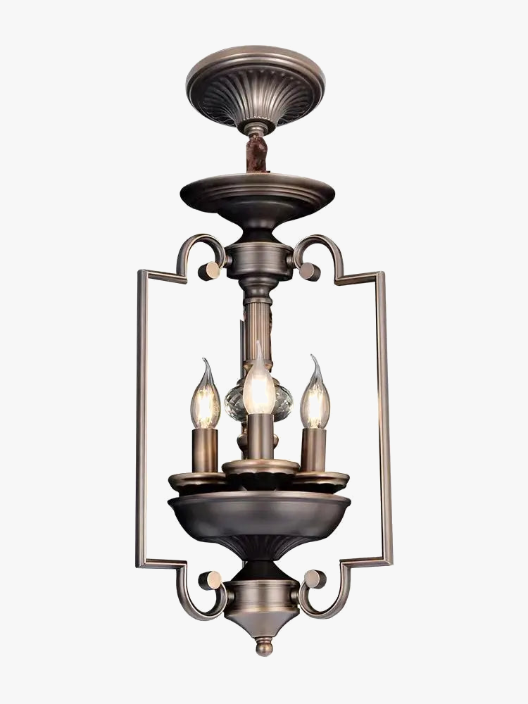 Plafonnier LED Industriel Américain Rétro Multi-Têtes Décoratif