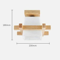 Plafonnier LED Style Japonais en Bois | Marco Lucetti