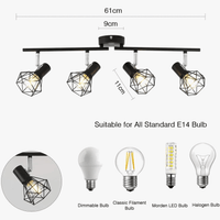 Plafonnier LED Style Moderne pour Éclairage Intérieur | Marco Lucetti Noir / Aucune source de lumière