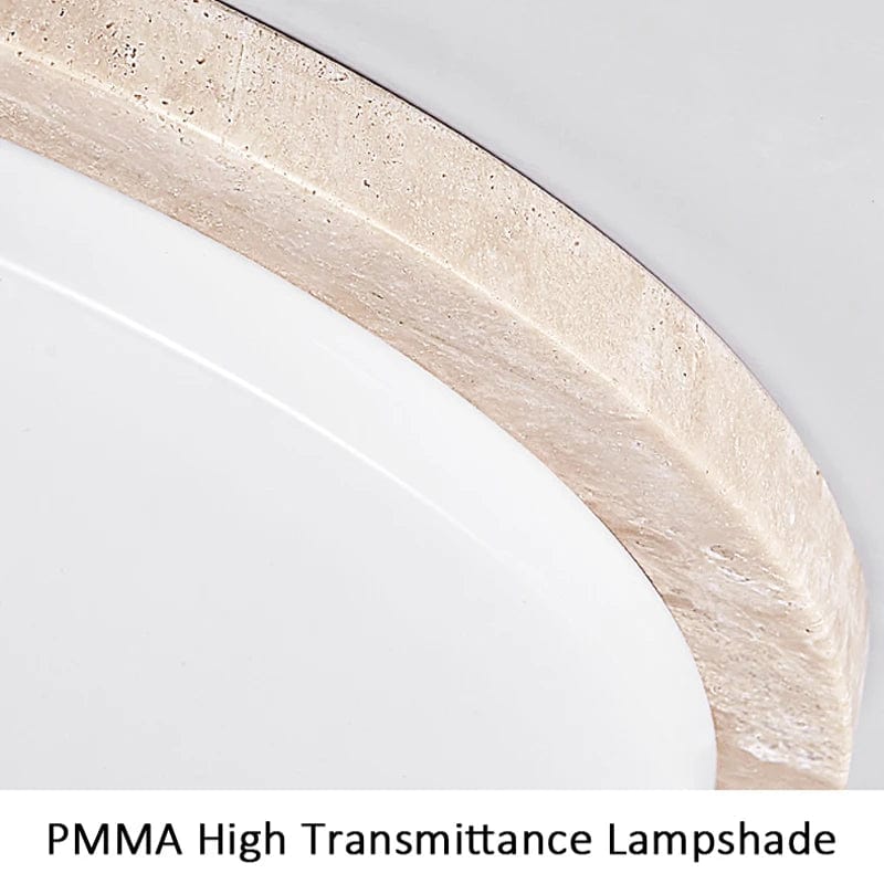 Plafonnier LED Style Travertin Moderne | Marco Lucetti