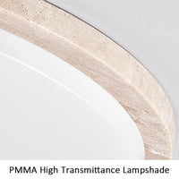 Plafonnier LED Style Travertin Moderne | Marco Lucetti