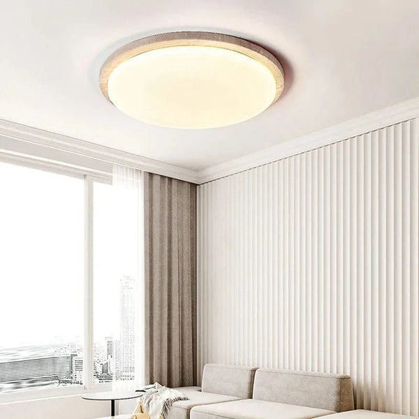 Plafonnier LED Style Travertin Moderne | Marco Lucetti
