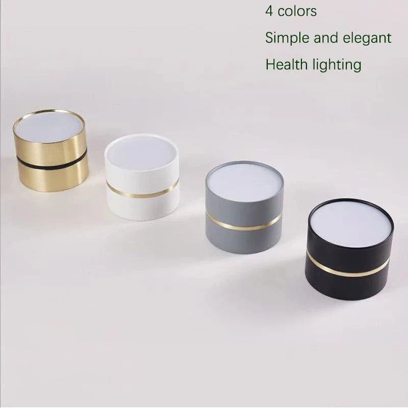 Plafonnier LED Surface Monté Downlight Rond Projecteurs COB - Éclairage Moderne | Marco Lucetti