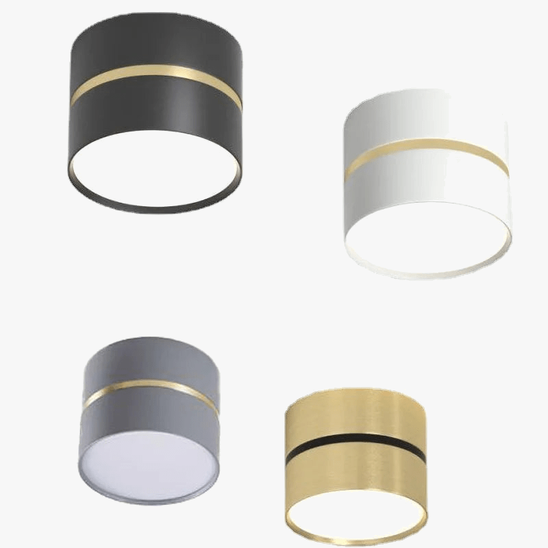 Plafonnier LED Surface Monté Downlight Rond Projecteurs COB - Éclairage Moderne | Marco Lucetti