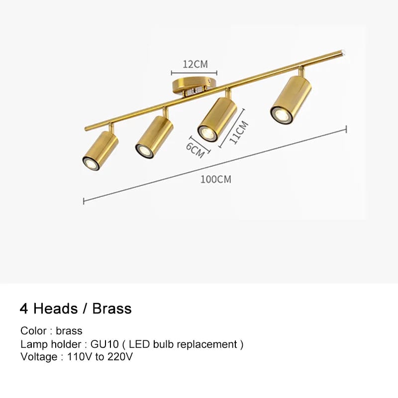 Plafonnier LED Surface Mount - Angle Réglable pour Restaurant & Bar | Marco Lucetti