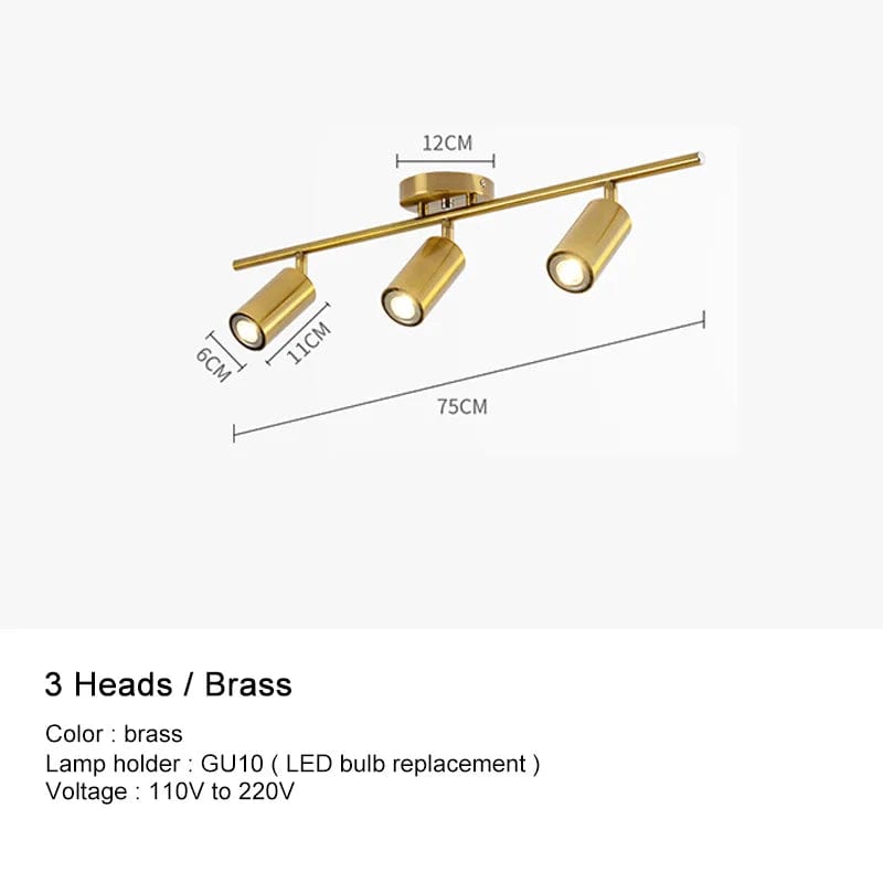 Plafonnier LED Surface Mount - Angle Réglable pour Restaurant & Bar | Marco Lucetti