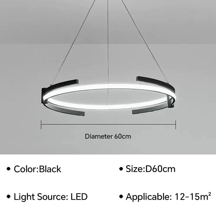 Plafonnier LED suspendu au design contemporain | Marco Lucetti