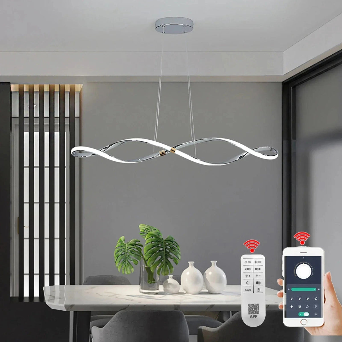 Plafonnier LED Suspendu au Design Moderne - LuminaVita | Marco Lucetti