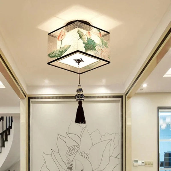 Plafonnier LED suspendu classique et vintage chinois - Éclairez votre intérieur | Marco Lucetti