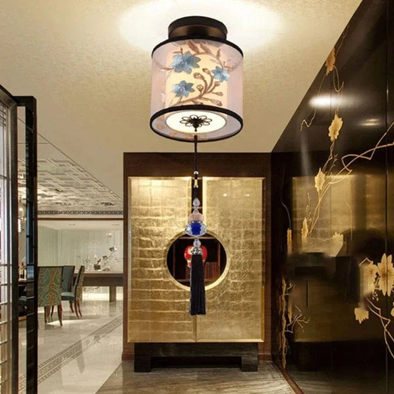 Plafonnier LED suspendu classique et vintage chinois - Éclairez votre intérieur | Marco Lucetti D