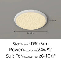 Plafonnier LED Suspendu Décoratif pour Intérieur | Marco Lucetti Blanc 30cm / 3 couleurs sans télécommande