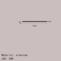 Plafonnier LED Suspendu Design Minimaliste - Livraison Directe | Marco Lucetti 50 cm-noir / Lumière blanche