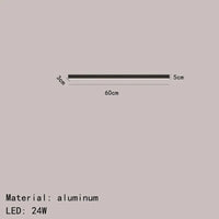 Plafonnier LED Suspendu Design Minimaliste - Livraison Directe | Marco Lucetti 60 cm-noir / Intensité variable