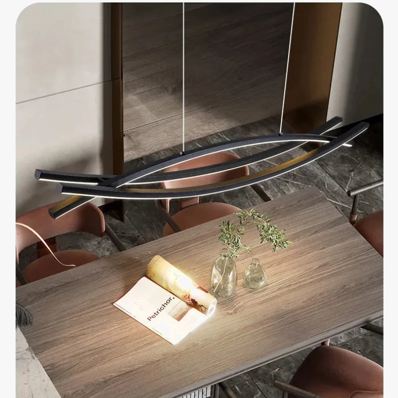 Plafonnier LED suspendu design moderne et élégant