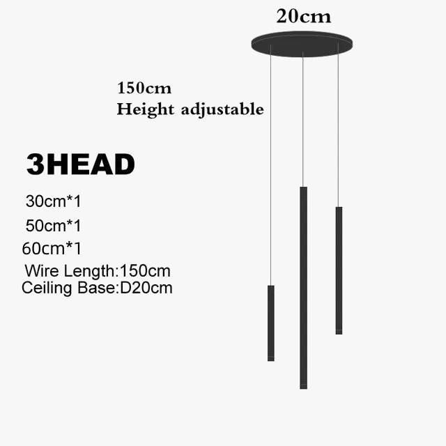Lustre LED Suspendu Moderne pour Villa Loft Hôtel