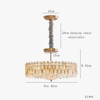 Plafonnier LED suspendu nordique créatif à intensité réglable - Décoration design