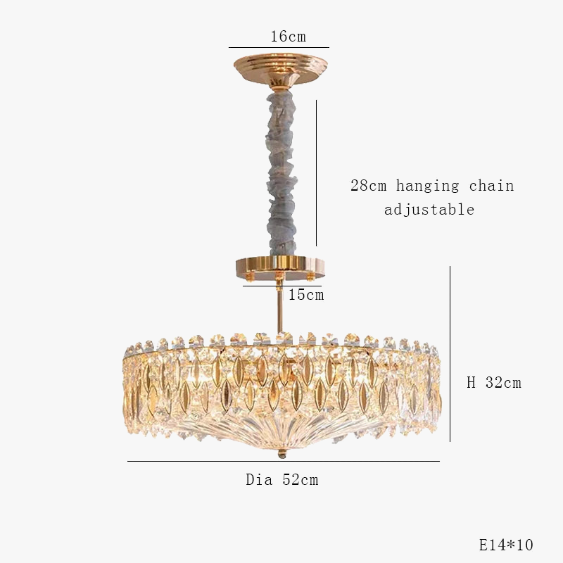 Plafonnier LED suspendu nordique créatif à intensité réglable - Décoration design