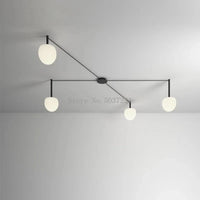 Plafonnier LED Suspendu Design Nordique Moderne Minimaliste Éclairage Artistique de Luxe | Marco Lucetti